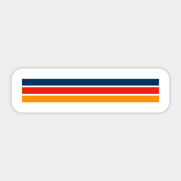 Sunset Stripes Sticker by Obelisk